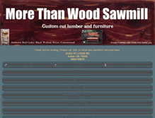 Tablet Screenshot of morethanwoodsawmill.com
